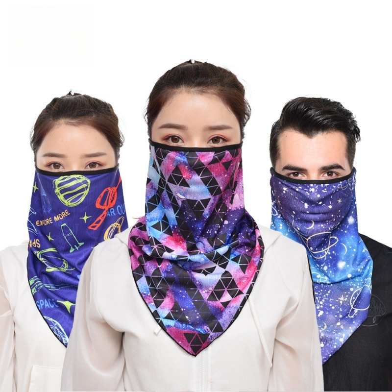 Fishing Mask Sun Protection - Zonnescherm Fietsgezichtsmasker Snel Droogend Ademend Gezichts-