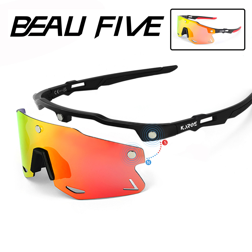 Fishing Sunglasses Polarized - BEAU FIVE Magnetisch Gepolariseerde Zonnebril UV400