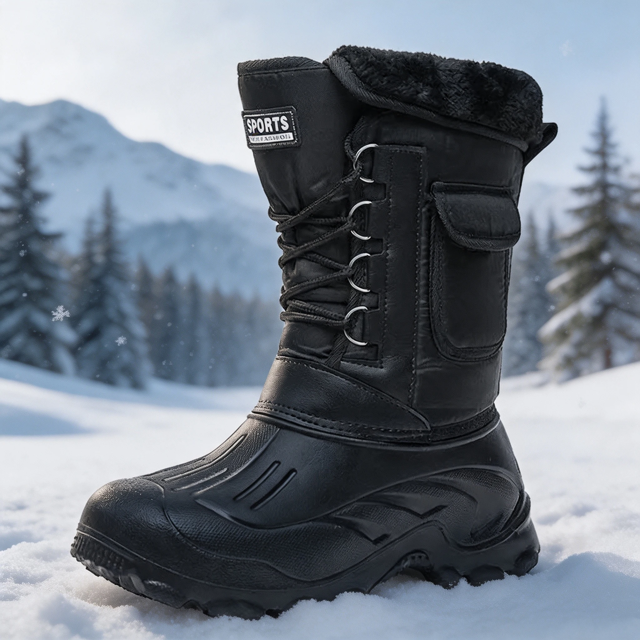Fishing Boots - Heren Winter Snowboots Outdoor Visschoenen Sneeuwtrekkingschoenen