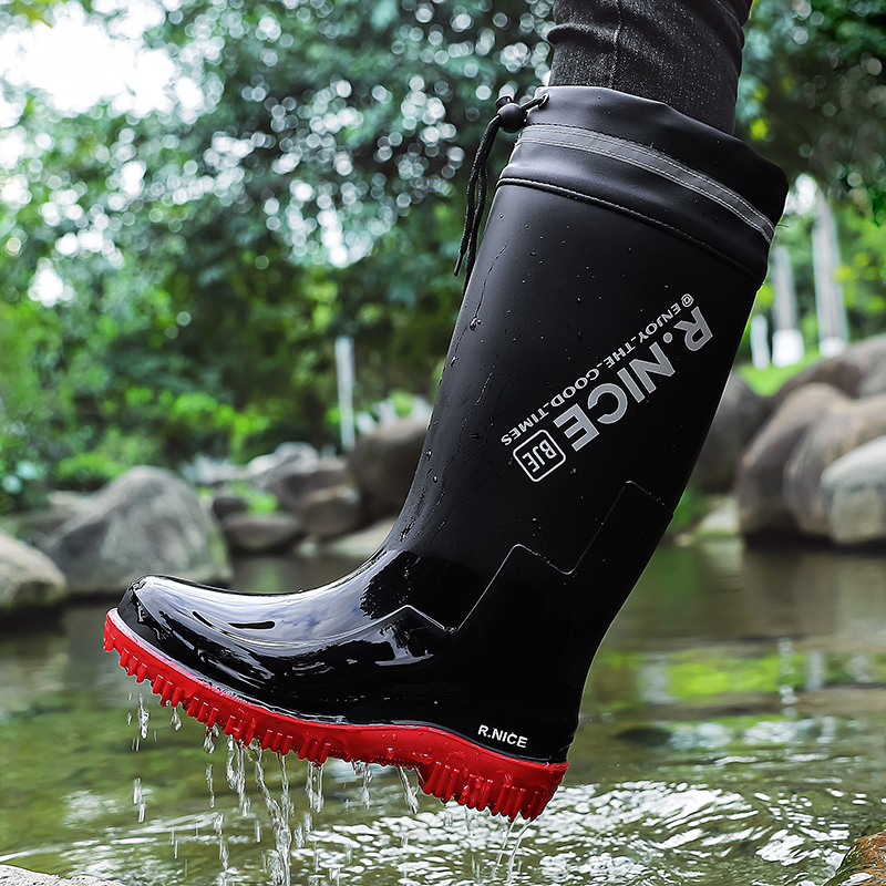 Fishing Boots - Modieuze outdoor regenlaarzen voor heren, hoog