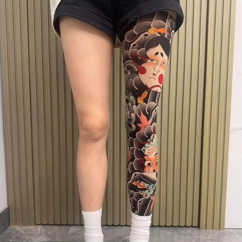Fake Tattoo-sokken met volledi - Fishing Socks recensie en prijs